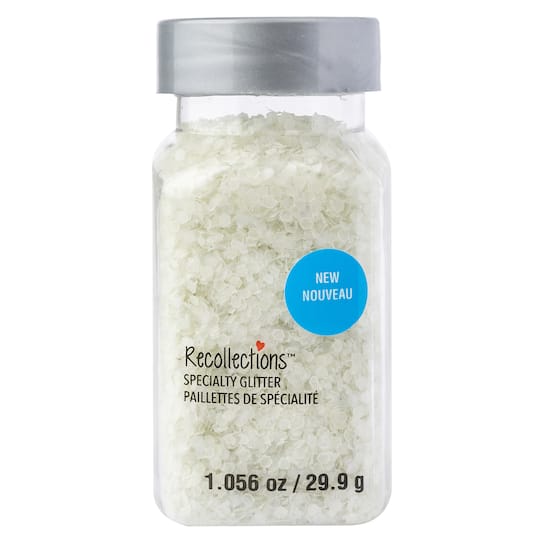 Glow-in-the-Dark Hexagon Specialty Glitter by Recollections™